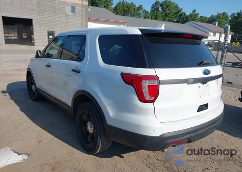 2017 Ford Police Interceptor из США, поврежденный, VIN 1FM5K8AR0HGD07517